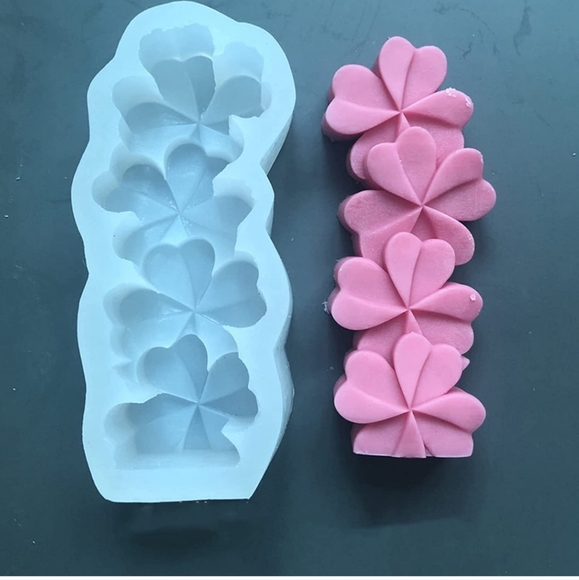 FOUR LEAF CLOVER CANDLE MOLD - Picture 5 of 9